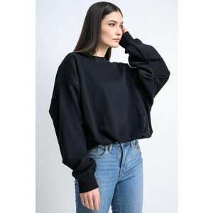 Bluza de trening cu croiala supradimensionata Efem - Negru stins imagine