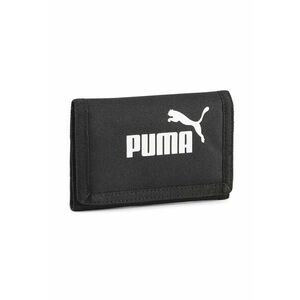 Portofel unisex cu imprimeu logo Phase - Negru imagine