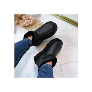 Ghete negre din piele naturala B-W5828-1 118 49 - Negru imagine