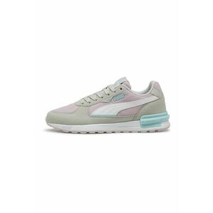 Pantofi sport cu insertii din plasa Graviton Jr - Bej/Albastru glaciar/Roz prafuit imagine