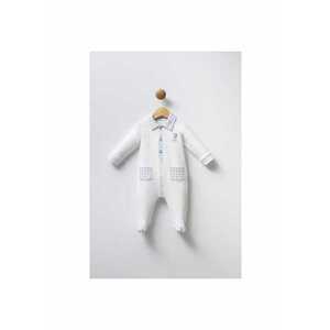 Salopeta bebelusi - USB2257-WHITE - Alb - imagine