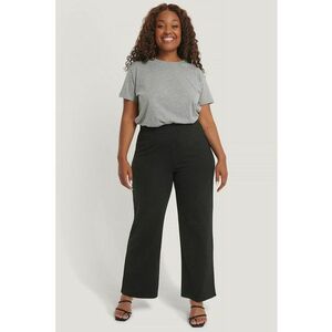 Pantaloni sport cu talie inalta - Negru imagine