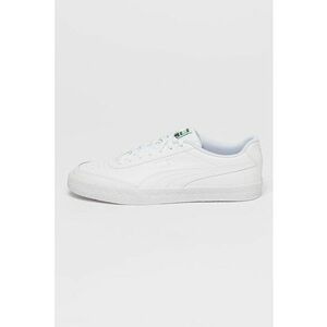 Pantofi sport unisex cu insertii din piele Oslo Vulc - Alb imagine