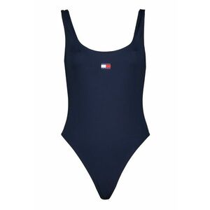 Costum de baie intreg cu logo - Bleumarin imagine