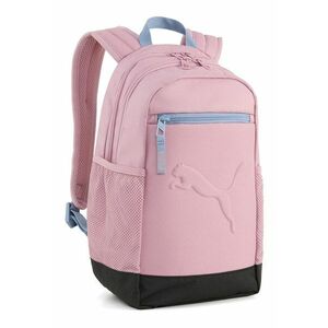 Rucsac mic din material textil cu logo in relief Buzz - Negru/Roz pastel imagine