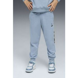 Pantaloni de trening cu logo - Negru/Albastru azur imagine