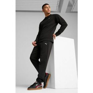 Pantaloni de trening cu talie elastica - Negru imagine