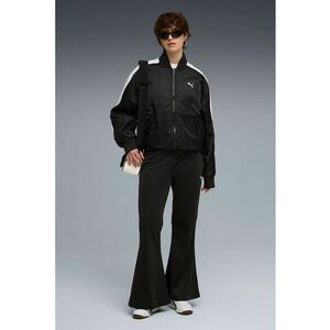Pantaloni de trening evazati cu talie ajustabila ESS - Negru/Alb optic imagine