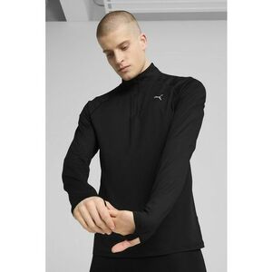 Bluza de trening cu fenta cu fermoar - pentru alergare Velocity Cloudspun - Alb/Negru imagine