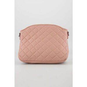 Geanta crossbody de piele ecologica cu bareta detasabila - Roz inchis imagine