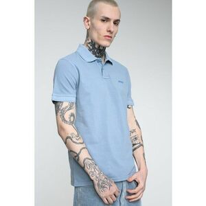 Tricou polo de bumbac pique Prime - Albastru deschis imagine