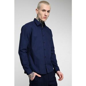 Camasa slim fit Ermo - Albastru indigo imagine