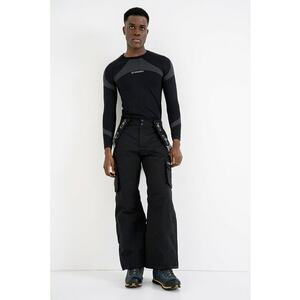 Pantaloni cu buzunare cu clapa pentru schi - Negru imagine