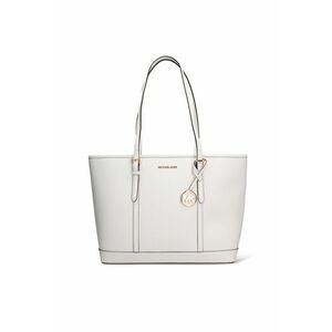 Geanta shopper de piele Valoria Nova - Alb imagine