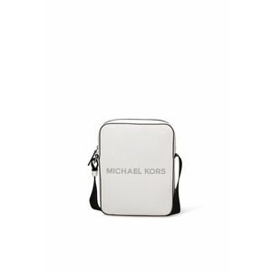 Geanta crossbody de piele cu logo Erevan Prime - Alb imagine