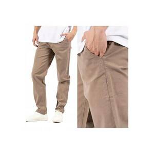 Pantaloni Barbati - Gerry Chino - Regular Fit - Talie Medie - Fermoar - Lungi - 5 Buzunare - Bumbac - Elastan - Bej - Bej imagine