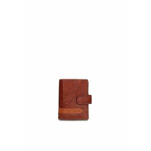 Portofel de piele Novara Chic - Caramel imagine