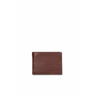 Portofel pliabil din piele Aumont - Maro cognac imagine