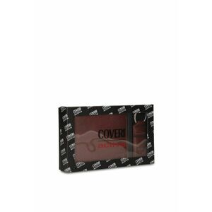 Set de portofel de piele si breloc Eamon Elite - 2 piese - Maro taupe imagine