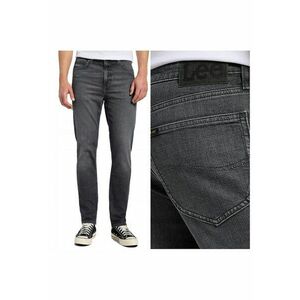 Blugi Barbati - Austin - Regular Fit - Talie Medie - Fermoar - Lungi - 5 Buzunare - Bumbac - Gri - Gri imagine