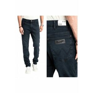 Blugi Barbati - River - Straight Fit - Talie Medie - Fermoar - Lungi - 5 Buzunare - Bumbac - Albastru - Albastru imagine