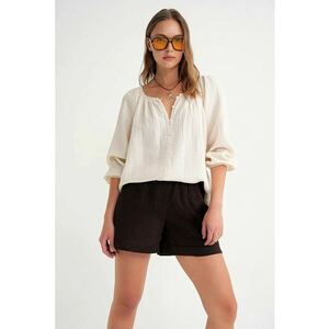 Bluza dama - muselina - natural - textil imagine