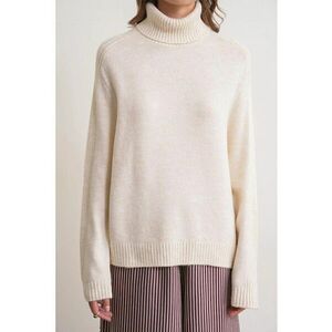 Pulover dama - Tricot - Crem - imagine