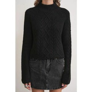 Pulover dama - Negru - Textil - imagine