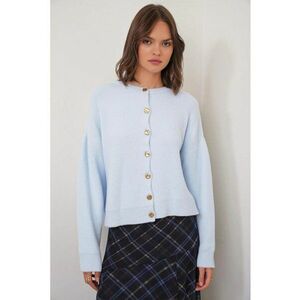 Pulover dama - Tricot - Albastru deschis - imagine