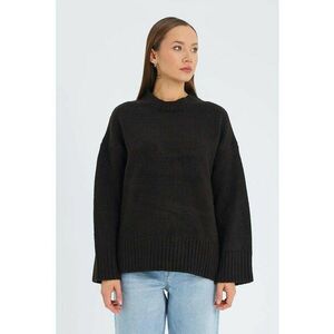Pulover dama - supradimensionat - maro cafea - textil - imagine