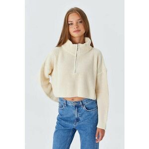 Pulover dama - Alb - Tricot - imagine