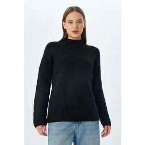 Pulover dama - Tricot - Negru - imagine