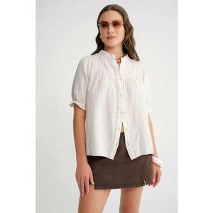 Camasa dama - camasa cu maneca scurta - amestec de in - natural imagine