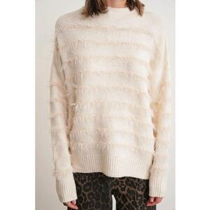 Pulover dama - Tricot - Crem - imagine