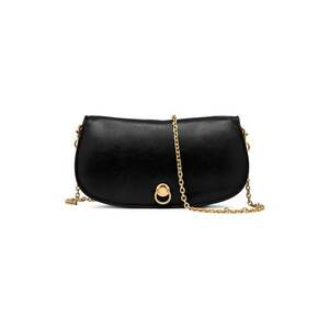 Geanta crossbody de piele Deva - Negru imagine