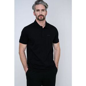 Tricou regular-fit cu logo discret - Negru imagine
