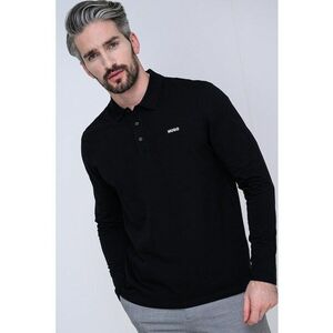 Bluza din bumbac cu logo discret - Alb/Negru imagine