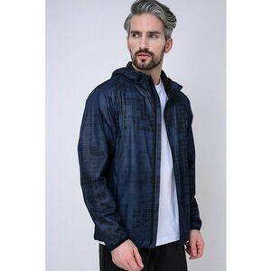 Jacheta regular fit cu gluga - Bleumarin imagine