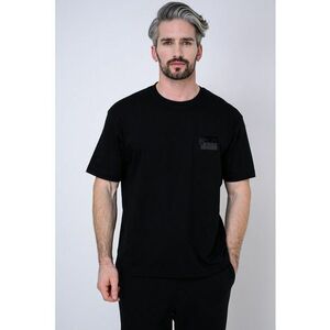 Tricou din bumbac Snow - Negru imagine