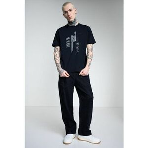 Tricou lejer din bumbac GRX Zone - Alb/Bleumarin imagine