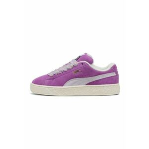 Pantofi sport din piele intoarsa cu logo - Fucsia imagine