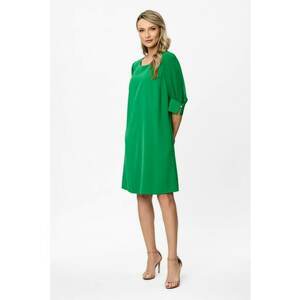 Rochie dreapta cu buzunare laterale - Verde imagine