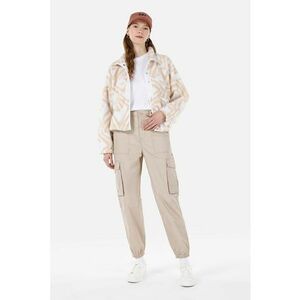 Pantaloni cargo din bumbac - Bej deschis imagine