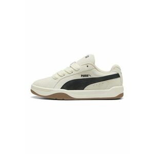 Pantofi sport Park Easy low-cut de piele intoarsa - Negru/Crem/Bej deschis imagine