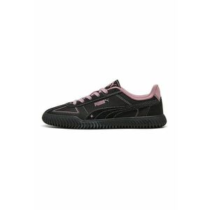 Pantofi sport Club Kayzer de piele ecologica si material textil - Negru/Roz prafuit imagine