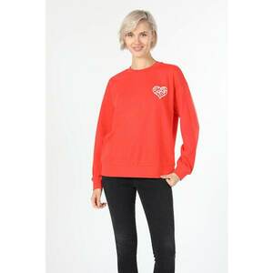 Swater / Bluza De Dama Portocaliu Regular Fit - Portocaliu imagine