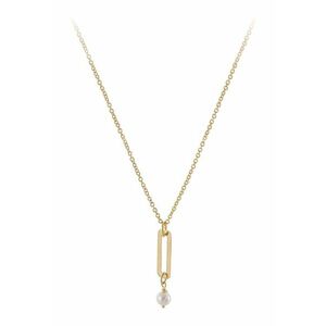 Colier de argint placat cu aur de 18 K - Auriu imagine