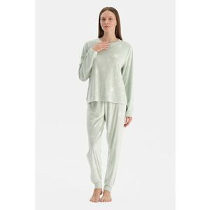 Pijama cu stele - Verde pal imagine