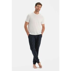 Pantaloni de pijama din amestec de bumbac - Albastru ultramarin imagine
