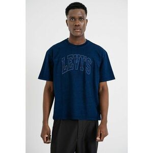 Tricou cu logo supradimensionat Lockwood - Alb/Albastru inchis imagine